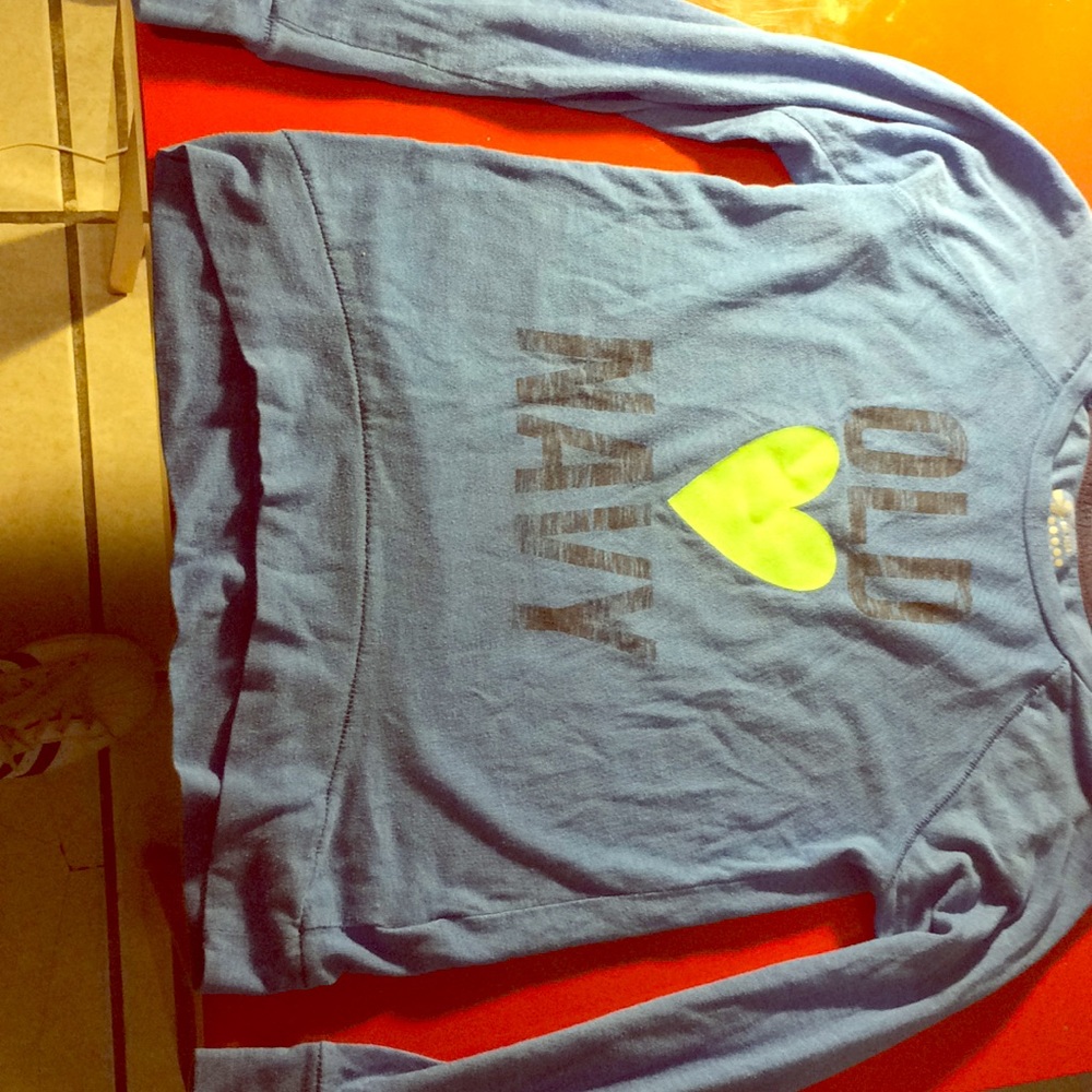 Old love navy longsleeve shirt - Picture 1 of 2